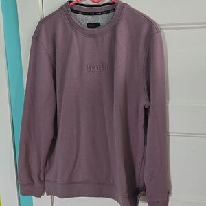 Truth By Republic Size Large Pullover Sweatshirt Cotton Polyester Modal Comfy